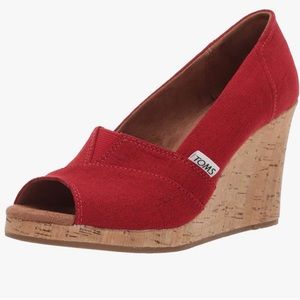 Wedge Red Canvas